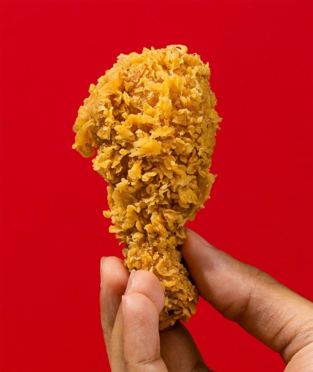Coxa de frango frito americano